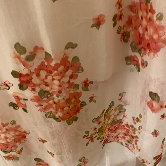 En Focus Studio Women’s sz 16 Floral Sleeveless Long Dress & attached under slip - Picture 11 of 11